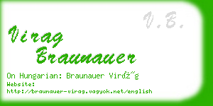 virag braunauer business card